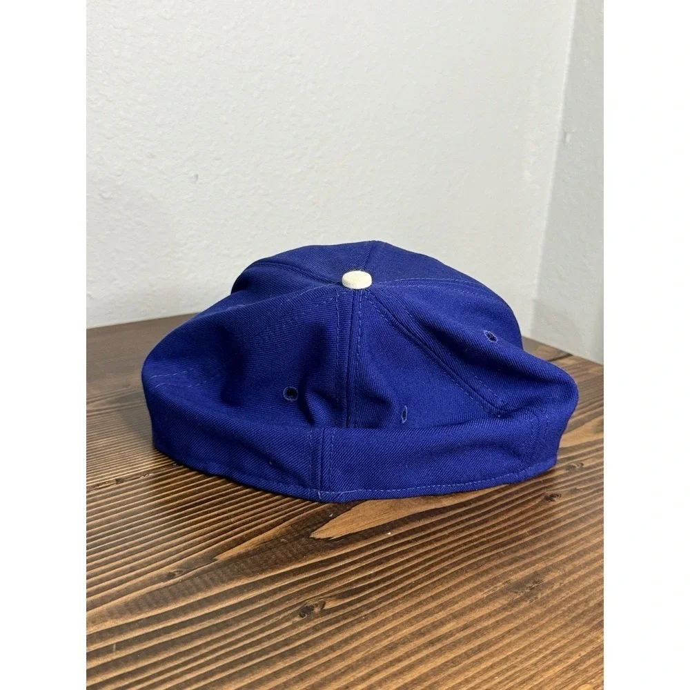 Vintage Kansas City Royals Hat 7‎ 1/4 Blue Roman Pro Baseball Cap MLB Wool